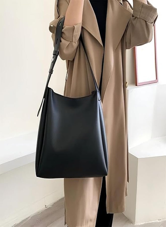 AKSUTI Women's Stylish Trendy Hobo Bag for Women | Shoulder Handbag | (Black) - Image 3